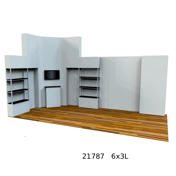 T3 Exhibition Stands - 6x3 L shape