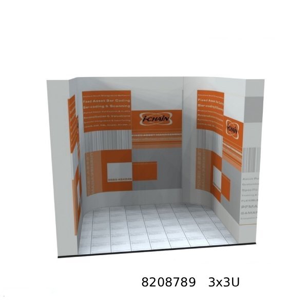 T3 Exhibition Stands - 3x3 U shape